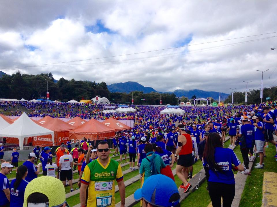 Bogota Half Marathon. LA MEDIA MARATON DE BOGOTA COLOMBIA.
