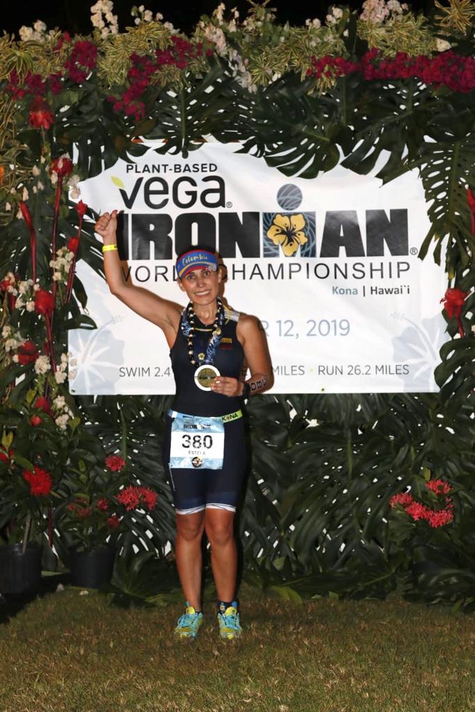 El mundial de triathlon en Kona Hawaii 2019.